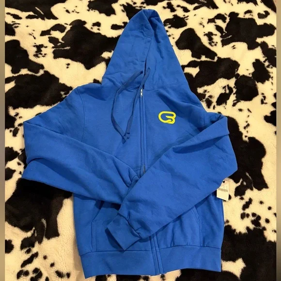 Cyclebar Royal Blue Unisex Zip Hoodie - Picture 3 of 3